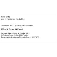 Vino Tinto Crianza R. del Duero PROTOS, botella 75 cl