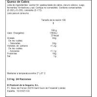 Queso de cabra semicurado EL PASTORET, al corte, compra mínima 250 g