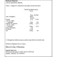 Huevo fresco L suelo ROIG NATURELLE, cartón 10 uds