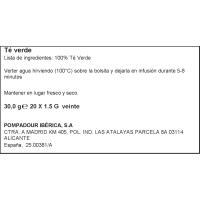 Te verd POMPADOUR, caixa 20 sobres