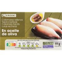 Calamarsó en oli d'oliva EROSKI, llauna 106 g