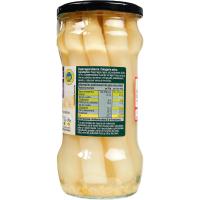 Espárrago grueso IGP Navarra 9/12 piezas EROSKI, frasco 325 g