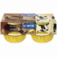 Flan de café LLET NOSTRA, pack 4 uds