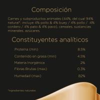 Selecciòn de carn en salsa SHEBA, pack 4x85 g