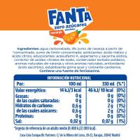 Refresco de naranja FANTA ZERO, pack 6x33 cl