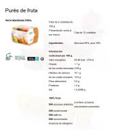 Pure de poma i pera GALIFRESH, pack 2x150 g