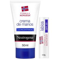 Crema de manos NEUTRÓGENA, tubo 50 ml + Labial Crema de manos NEUTRÓGENA, tubo 50 ml + Labial