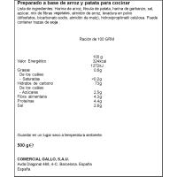 Mix harina sin gluten GALLO, paquete 500 g