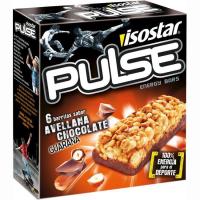 Barra Pulse de avellanas ISOSTAR, caja 138 g