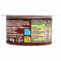 Mousse de xocolata EROSKI, pack 4x60 g