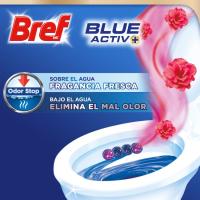 Limpiador wc poder activo azul floral BREF, pack 50 g