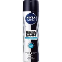Desodorante invisible Black&White NIVEA MEN, spray 200 ml