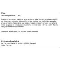 Velita número 4 VAHINÉ, blister 1 u