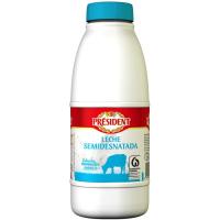 Leche semidesnatada PRESIDENT, botella 1,5 litros