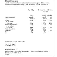Xocolata intensa per a postres NESTLÉ, tauleta 170 g