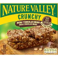 Barritas de avena-chocolate negro NATURE VALLEY, caja 210 g