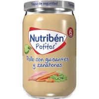 Potet de pollastre-pèsol-pastanaga NUTRIBEN, pot 235 g