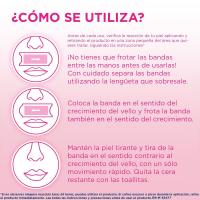 Bandas cera facials hipoalergénicas VEET pure, caixa 20 ud