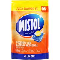 Lavavajillas máquina en pastillas MISTOL, bolsa 50 dosis
