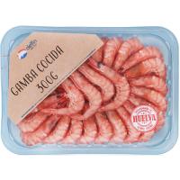 Gamba cocida refrigerada de Huelva DELFIN, bandeja 300 g