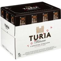 Cerveza TURIA, pack botella 12x25 cl