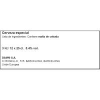 Cerveza TURIA, pack botella 12x25 cl