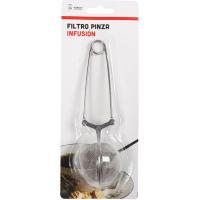 Filtro tipo pinza con bola para infusión, metálico MARKET SUPREM, blister 1 ud Filtro tipo pinza con bola para infusión, metálico MARKET SUPREM, blister 1 ud