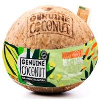 Aigua de coco verge amb la seva carn GENUINE COCONUT, 1 ud, 750 g