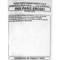 Pan Paris EROSKI, 265 g