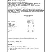 Lluç empanat enfornable COCINARTE, bossa 600 g