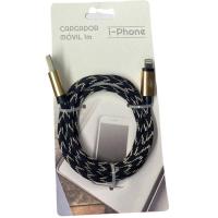 Cable cargador de 1 metro para i-Phone, colores ¿Cuál te llegará?, 1 ud