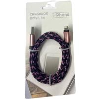 Cable cargador de 1 metro para i-Phone, colores ¿Cuál te llegará?, 1 ud