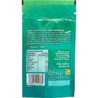 Xiclet d'herba bona sense sucre EROSKI, bossa 45 g