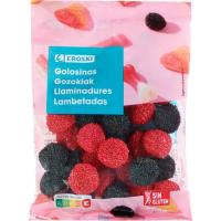Golosinas de moras EROSKI, bolsa 200 g Golosinas de moras EROSKI, bolsa 200 g