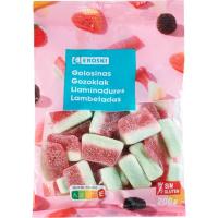 Golosinas tajada de sandía EROSKI, bolsa 200 g Golosinas tajada de sandía EROSKI, bolsa 200 g