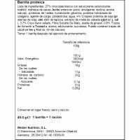 Barrita de proteina, choco blanco y coco Joe's Bar WEIDER, 45 g