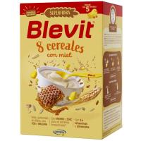 Papilla superfibra 8 cerereales con miel BLEVIT, caja 500 g