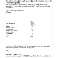 Sépia gran PESCANOVA, safata 350 g