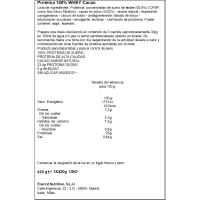 Proteína 100% whey chocolate sport ENERVIT, bote 420 g