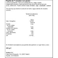 Papilla bio 7 cereales SMILEAT, bolsa 200 g