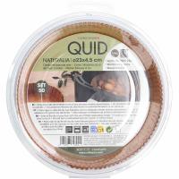 Cesta redonda papel desechable, apta Air Fryer, Ø23x4.5 cm, Naturalia QUID, 50 uds