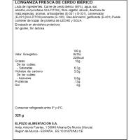 Salsitxes ibèriques ELPOZO, safata 325 g