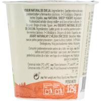 Yogur de oveja Bio CANTERO DE LETUR, tarrina 125 g