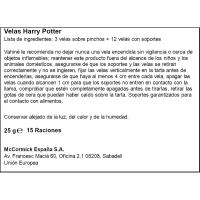 Velas Harry Potter VAHINÉ, blister 15 uds
