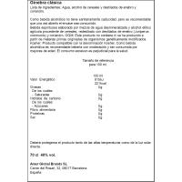 Ginebra MG, ampolla 70 cl + Got