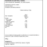 Cacahuete repelado frito FRUMESA, bolsa 125 g