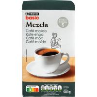 Cafè molt barreja EROSKI BASIC, paquet 500 g