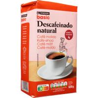 Café molido descafeinado E.BASIC, paquete 500 g
