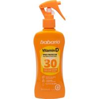 Aceite solar zanahoria en spray SPF 6 BABARIA, pistola 200 ml