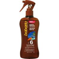 Aceite solar coco en spray SPF30 BABARIA, pistola 200 ml